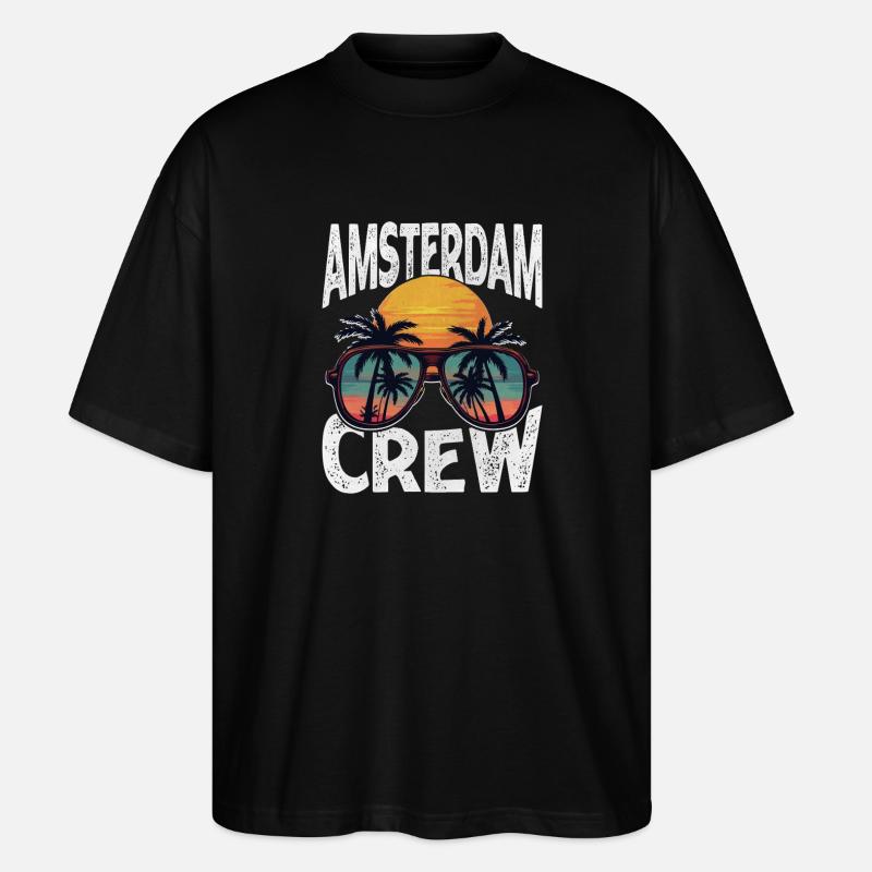 Amsterdam Crew - Stanley/Stella Oversized Unisex Organic T-shirt Blaster 2.0 - black