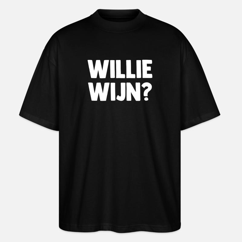 Willie Wijn ? - Pays-Bas Pays-Bas - T-shirt bio Blaster 2.0 coupe oversize Stanley/Stella Unisexe - noir