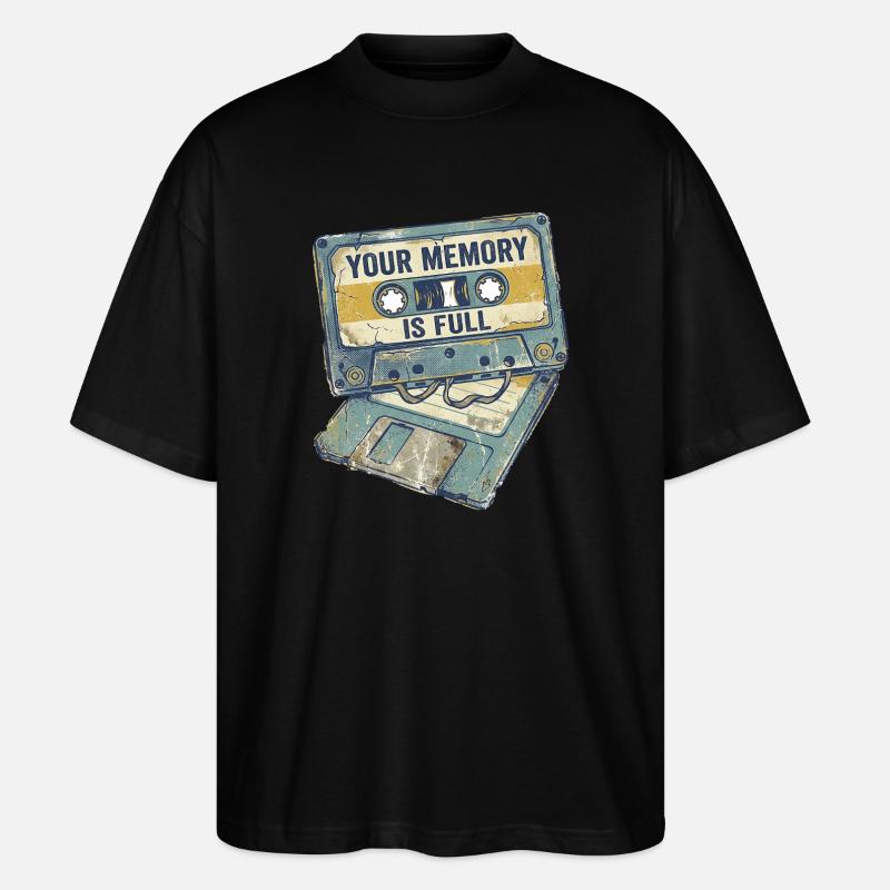 Mémoire complète - T-shirt bio Blaster 2.0 coupe oversize Stanley/Stella Unisexe - noir