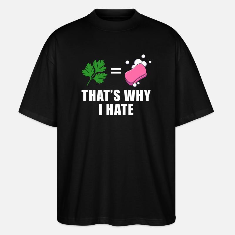 Nature vs Soap - Stanley/Stella Oversized Unisex Organic T-shirt Blaster 2.0 - black