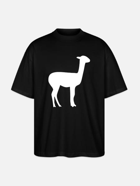 lama - Stanley/Stella Oversized Unisex Organic T-shirt Blaster 2.0 - black
