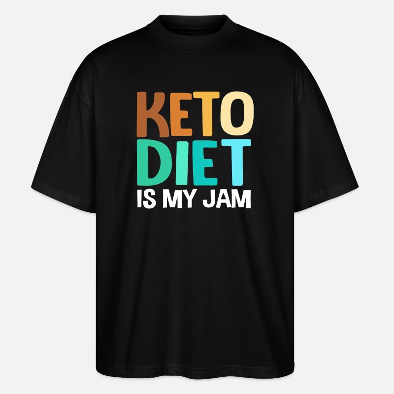 Keto - Stanley/Stella Oversized Unisex Bio T-Shirt Blaster 2.0 - Schwarz