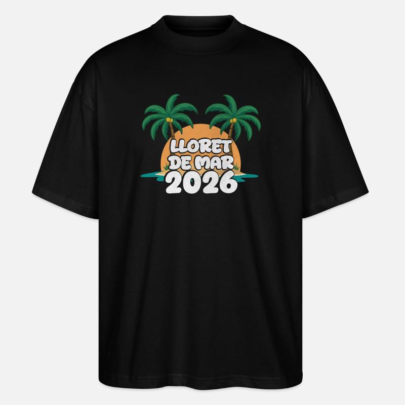 Lloret De Mar 2026 - Stanley/Stella Oversized Unisex Bio T-Shirt Blaster 2.0 - Schwarz