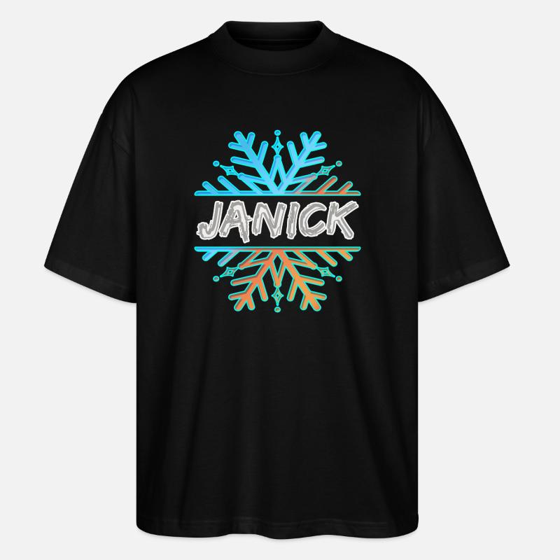 Janick - T-shirt bio Blaster 2.0 coupe oversize Stanley/Stella Unisexe - noir