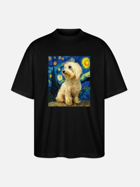 Havanais - T-shirt bio Blaster 2.0 coupe oversize Stanley/Stella Unisexe - noir