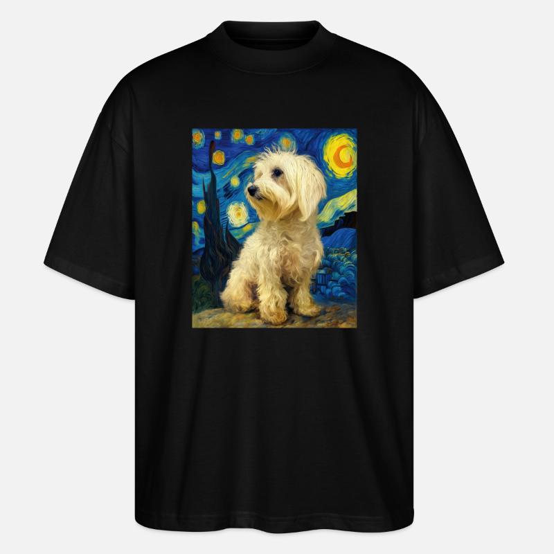 Havanese - Stanley/Stella Oversized Unisex Organic T-shirt Blaster 2.0 - black