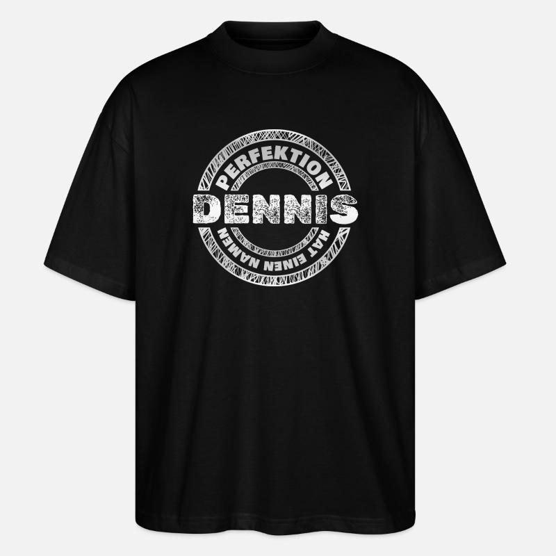 Perfekt Dennis - Stanley/Stella Oversized Unisex Bio T-Shirt Blaster 2.0 - Schwarz