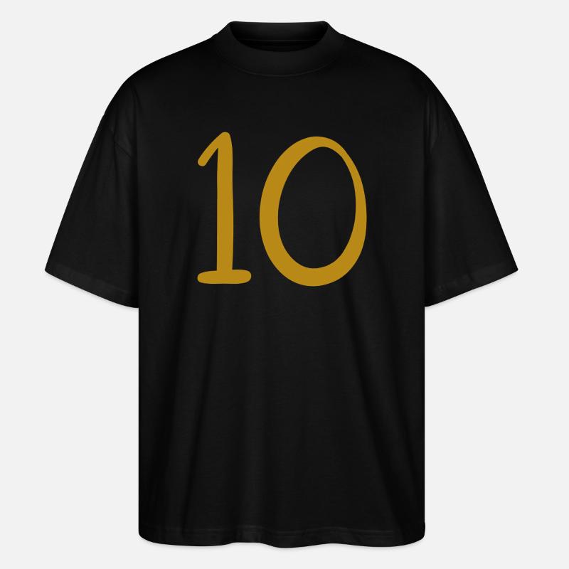10 - T-shirt bio Blaster 2.0 coupe oversize Stanley/Stella Unisexe - noir