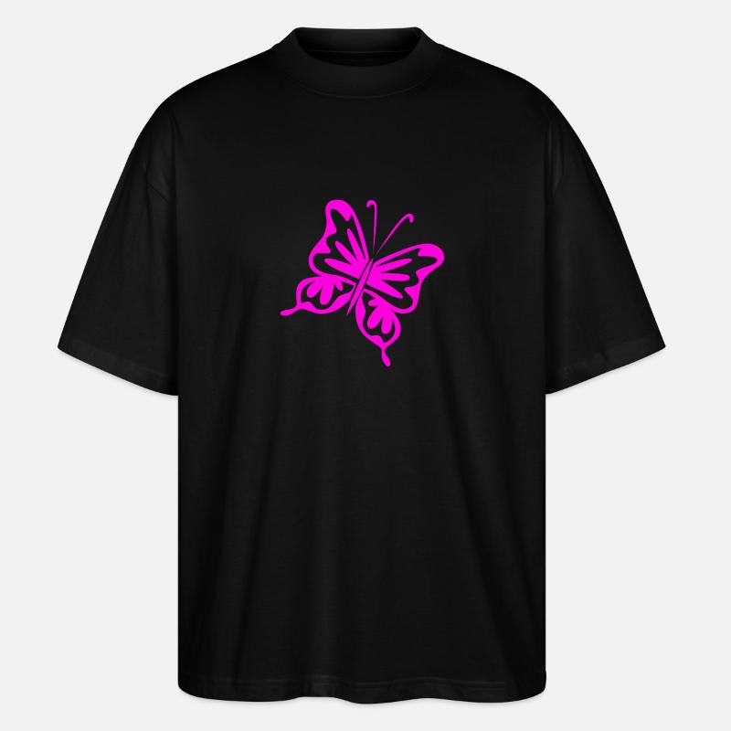 Butterfly - Stanley/Stella Oversized Unisex Organic T-shirt Blaster 2.0 - black