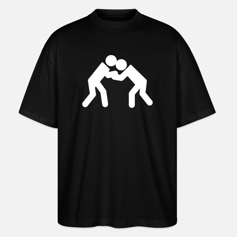 Ringen - Stanley/Stella Oversized Unisex Bio T-Shirt Blaster 2.0 - Schwarz
