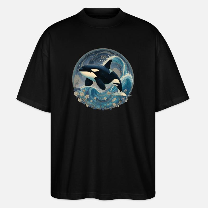 Orque - T-shirt bio Blaster 2.0 coupe oversize Stanley/Stella Unisexe - noir