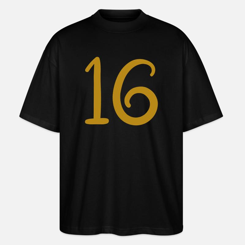 16 - Stanley/Stella Oversized Unisex Bio T-Shirt Blaster 2.0 - Schwarz