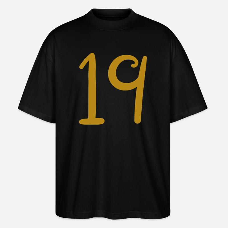 19 - Stanley/Stella Oversized Unisex Bio T-Shirt Blaster 2.0 - Schwarz