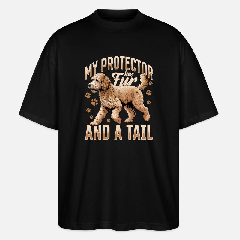 Goldendoodle Dog Breed - Stanley/Stella Oversized Unisex Bio T-Shirt Blaster 2.0 - Schwarz
