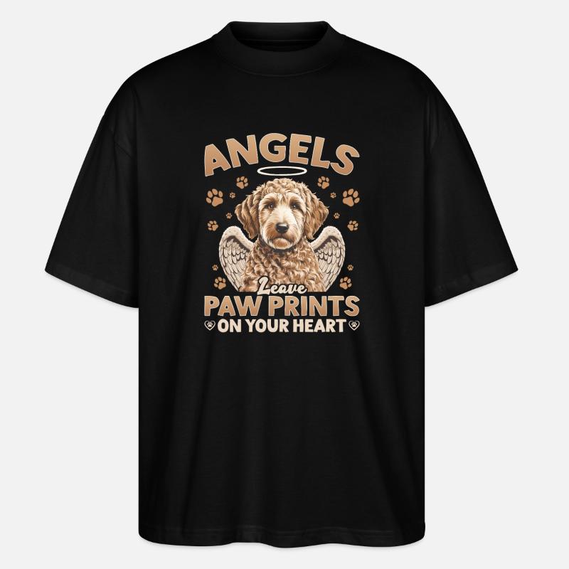 Goldendoodle Dog Breed - Stanley/Stella Oversized Unisex Bio T-Shirt Blaster 2.0 - Schwarz
