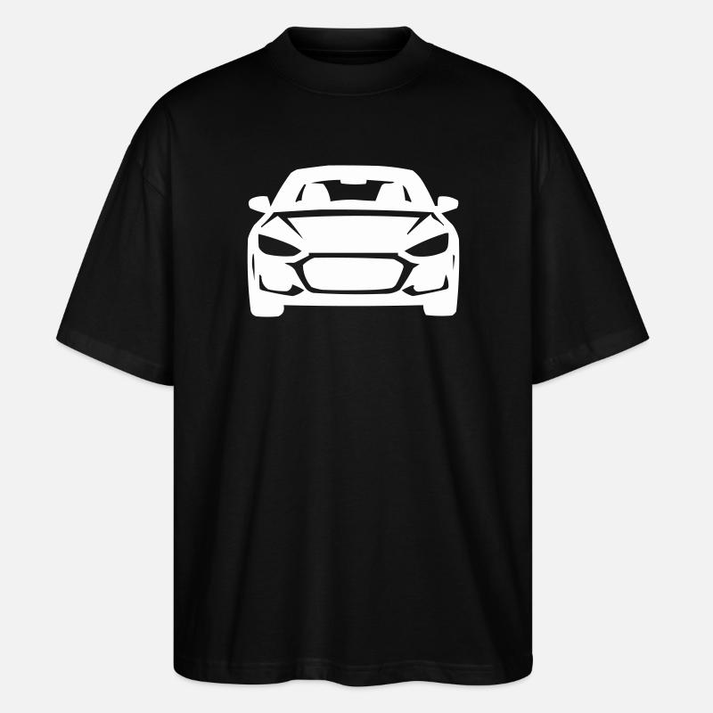 Frontlinien Silhouette Auto - Stanley/Stella Oversized Unisex Bio T-Shirt Blaster 2.0 - Schwarz