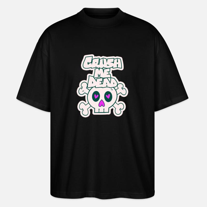 Écrase-moi - T-shirt bio Blaster 2.0 coupe oversize Stanley/Stella Unisexe - noir