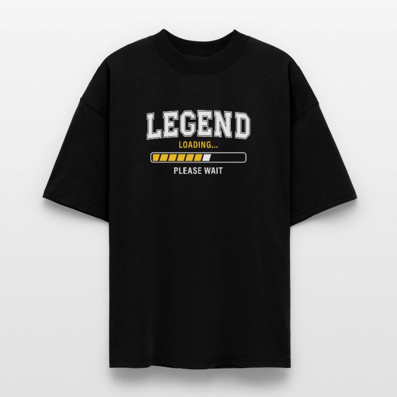 Legend Loading Please Wait Stanley/Stella Oversized Unisex Organic T-shirt Blaster 2.0
