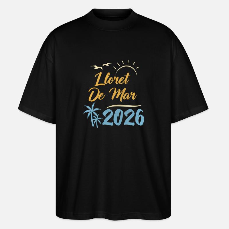 Lloret De Mar 2026 - Stanley/Stella Oversized Unisex Bio T-Shirt Blaster 2.0 - Schwarz