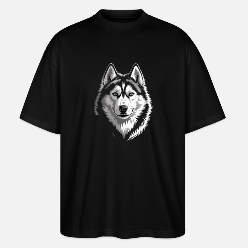 Rauque - T-shirt bio Blaster 2.0 coupe oversize Stanley/Stella Unisexe - noir