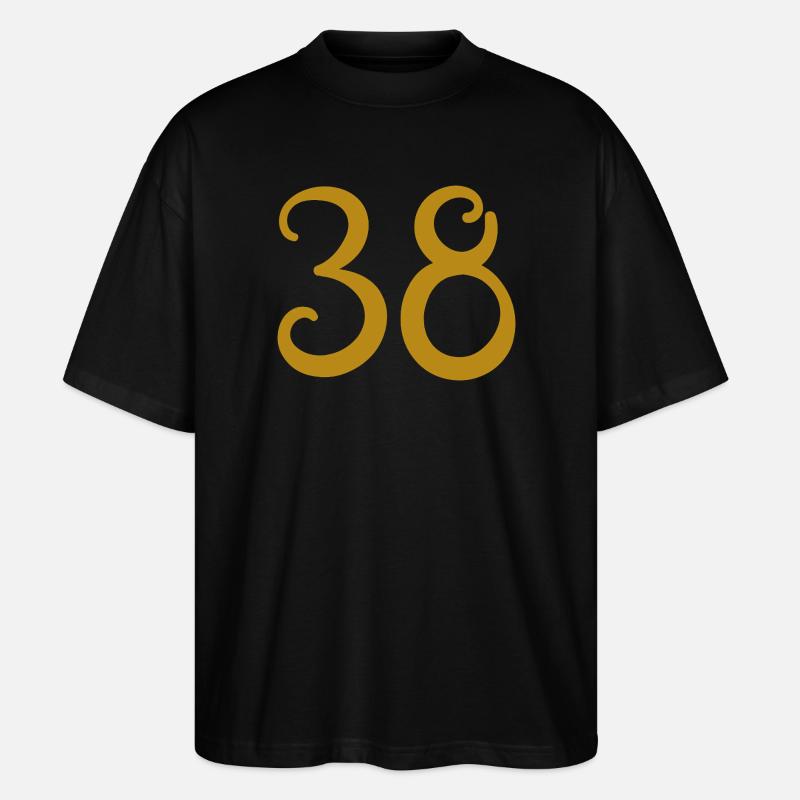 38 - Stanley/Stella Oversized Unisex Bio T-Shirt Blaster 2.0 - Schwarz