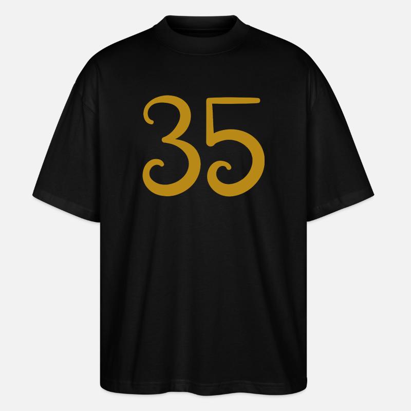 35 - Stanley/Stella Oversized Unisex Bio T-Shirt Blaster 2.0 - Schwarz