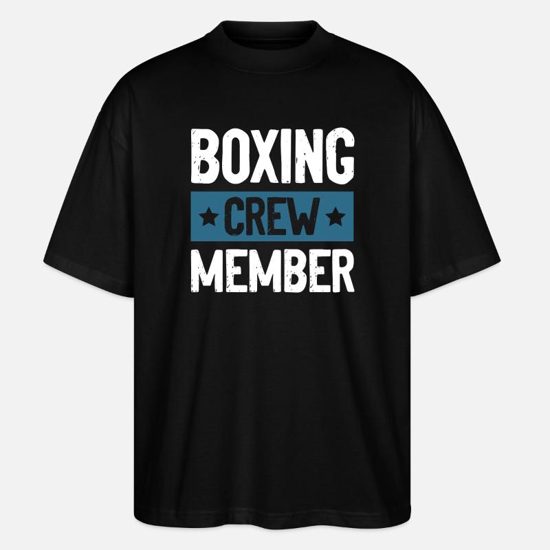 Équipe de boxe - T-shirt bio Blaster 2.0 coupe oversize Stanley/Stella Unisexe - noir