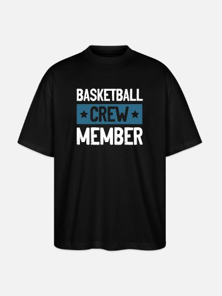 Équipe de basket-ball - T-shirt bio Blaster 2.0 coupe oversize Stanley/Stella Unisexe - noir