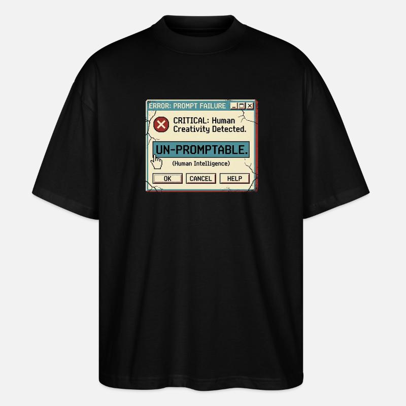 Non sollicité - T-shirt bio Blaster 2.0 coupe oversize Stanley/Stella Unisexe - noir