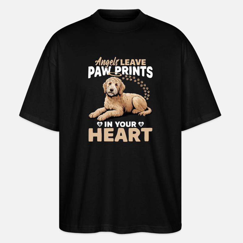 Goldendoodle Dog Breed - Stanley/Stella Oversized Unisex Bio T-Shirt Blaster 2.0 - Schwarz