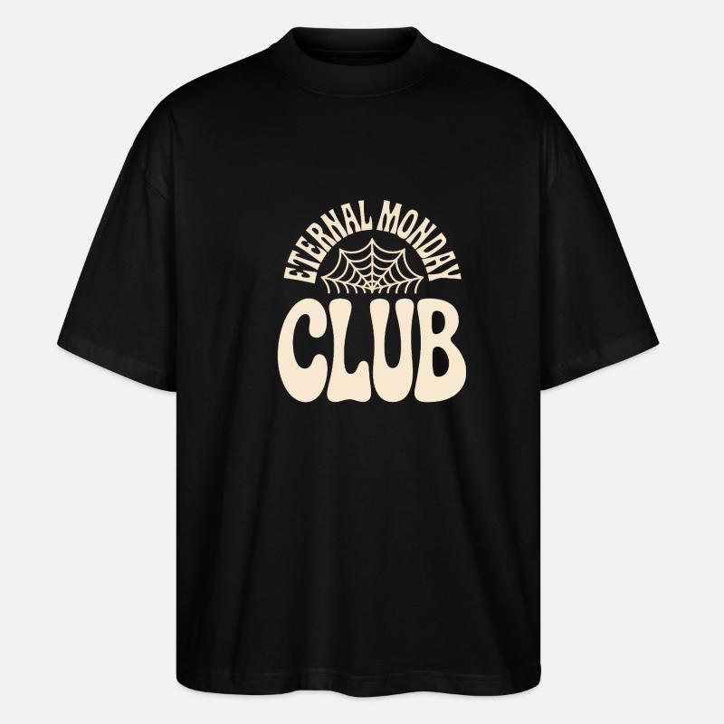 Club de la Lune Éternelle - T-shirt bio Blaster 2.0 coupe oversize Stanley/Stella Unisexe - noir