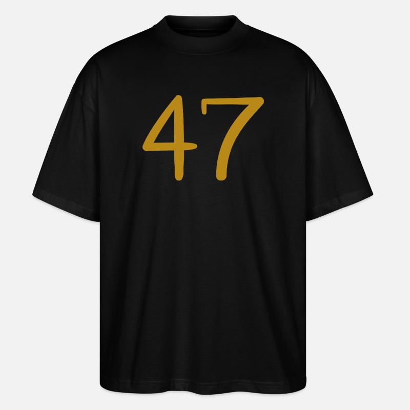 47 - Stanley/Stella Oversized Unisex Bio T-Shirt Blaster 2.0 - Schwarz