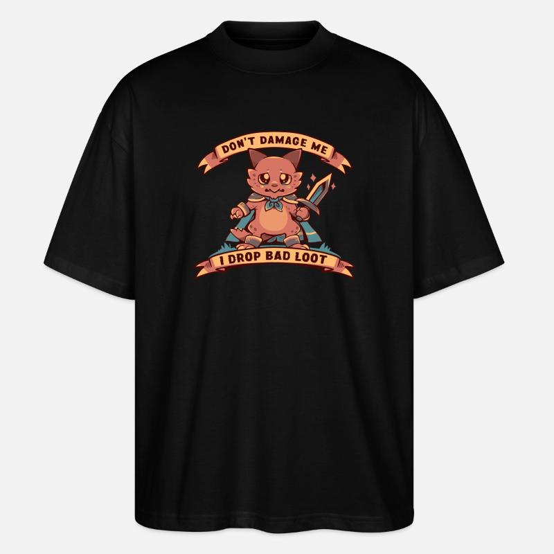 I Drop Bad Loot - Stanley/Stella Oversized Unisex Organic T-shirt Blaster 2.0 - black