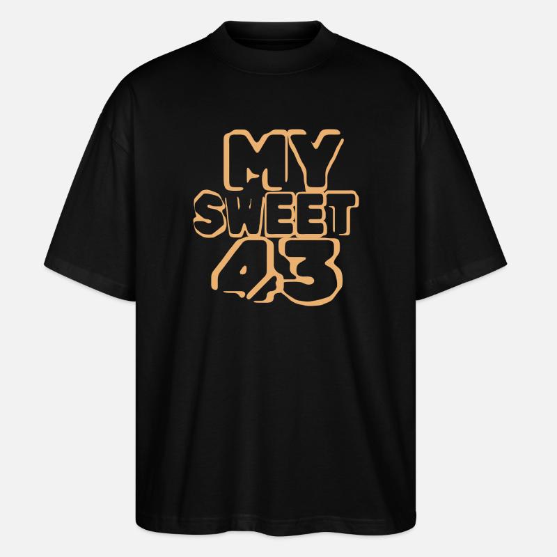 43 - Stanley/Stella Oversized Unisex Organic T-shirt Blaster 2.0 - black