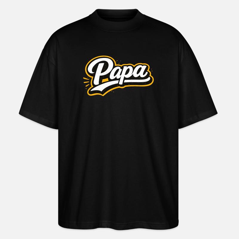 Dad - Stanley/Stella Oversized Unisex Organic T-shirt Blaster 2.0 - black