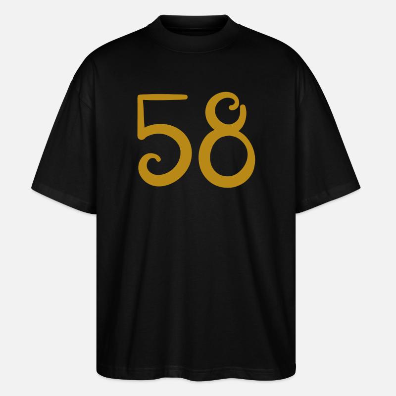 58 - Stanley/Stella Oversized Unisex Bio T-Shirt Blaster 2.0 - Schwarz