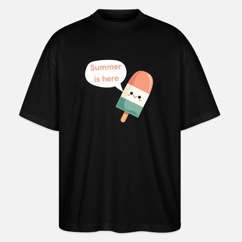 L’été est là - T-shirt bio Blaster 2.0 coupe oversize Stanley/Stella Unisexe - noir