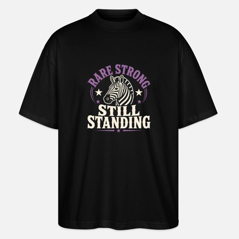 Eds Conscience Ehlers-danlos Guerrier Zèbre - T-shirt bio Blaster 2.0 coupe oversize Stanley/Stella Unisexe - noir