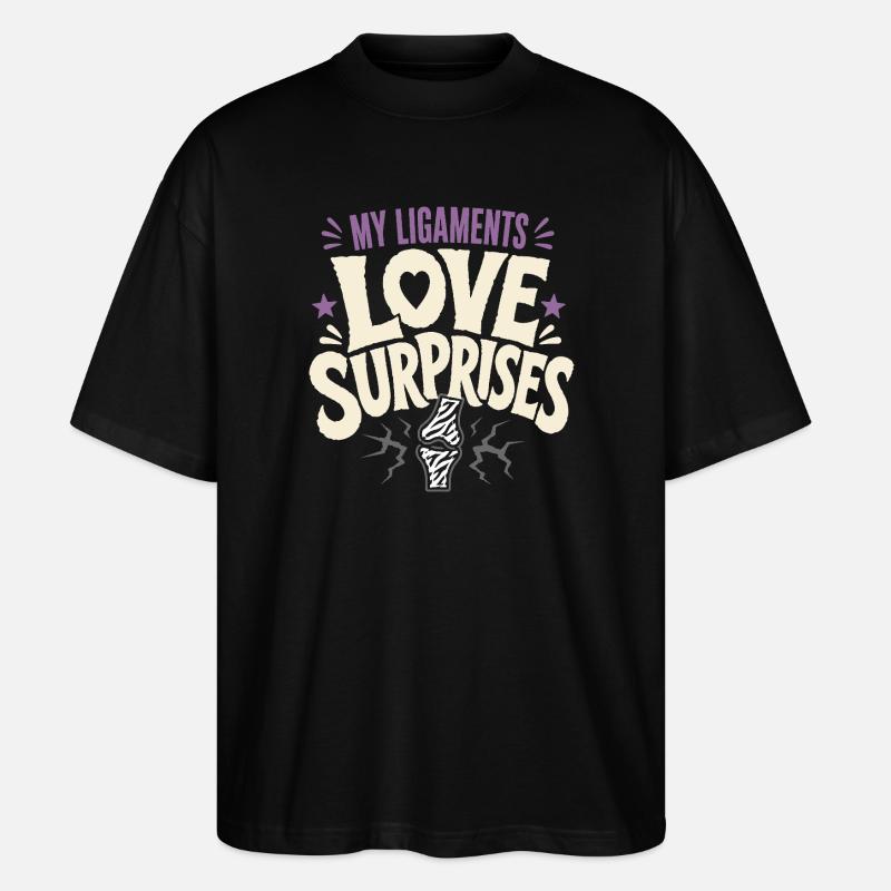 Eds-bewusstsein Ehlers-danlos Zebra-krieger - Stanley/Stella Oversized Unisex Bio T-Shirt Blaster 2.0 - Schwarz