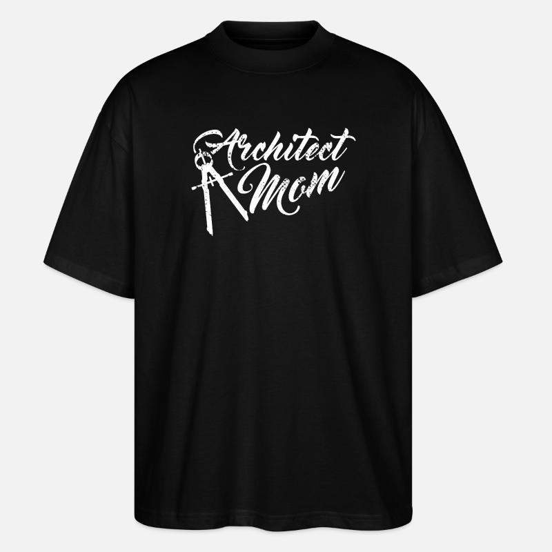 Retro German Shepherd - Stanley/Stella Oversized Unisex Organic T-shirt Blaster 2.0 - black