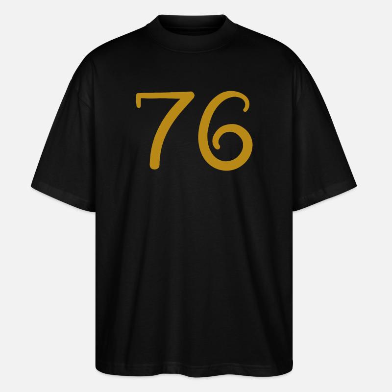 76 - T-shirt bio Blaster 2.0 coupe oversize Stanley/Stella Unisexe - noir