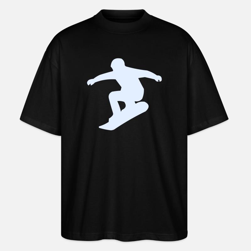 Snowboarders - T-shirt bio Blaster 2.0 coupe oversize Stanley/Stella Unisexe - noir