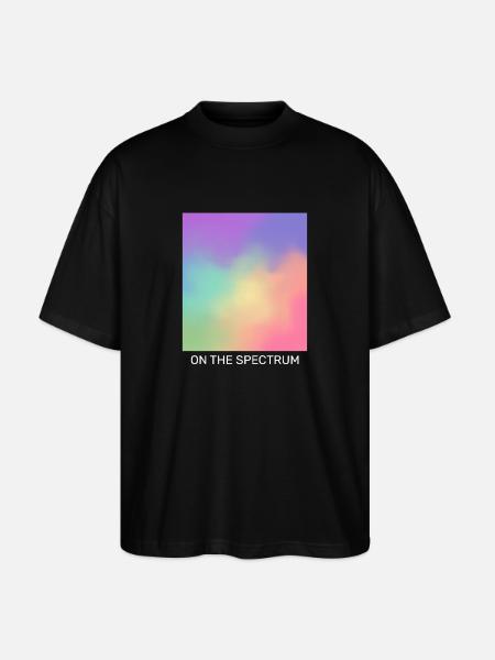 Auf dem Spektrum - Stanley/Stella Oversized Unisex Bio T-Shirt Blaster 2.0 - Schwarz