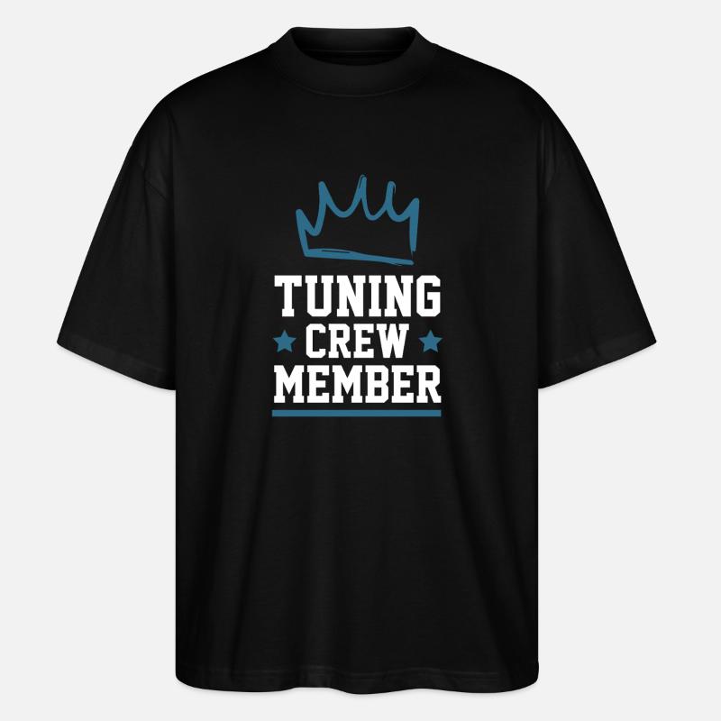 Tuning Crew - Stanley/Stella Oversized Unisex Organic T-shirt Blaster 2.0 - black