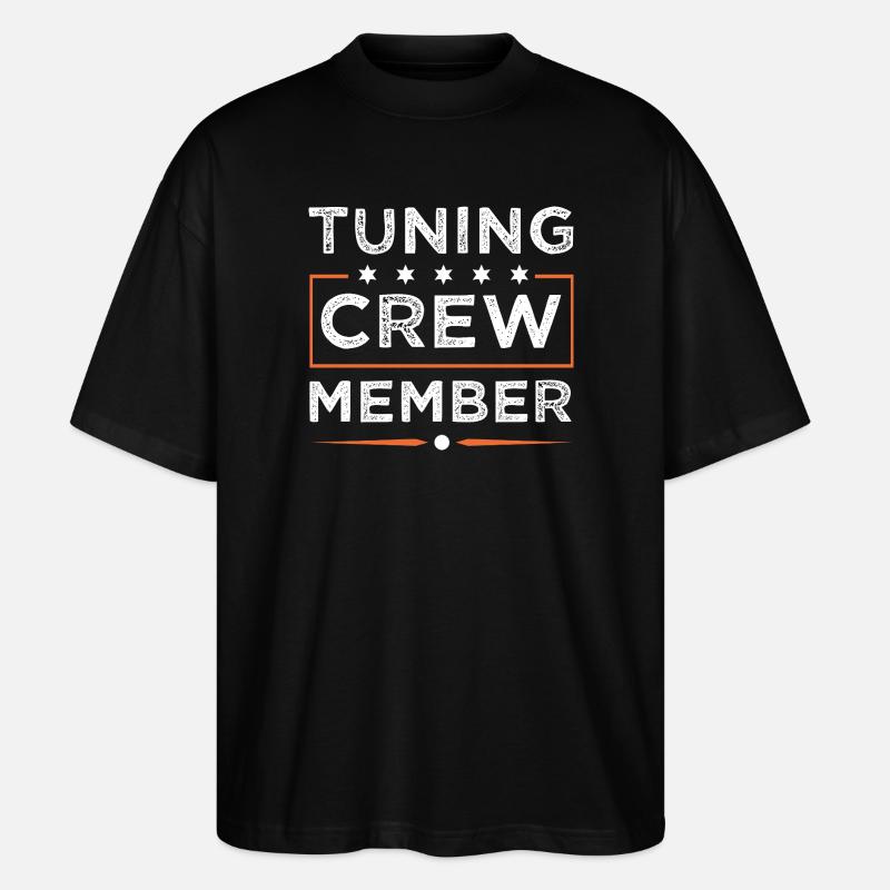 Tuning Crew - Stanley/Stella Oversized Unisex Organic T-shirt Blaster 2.0 - black