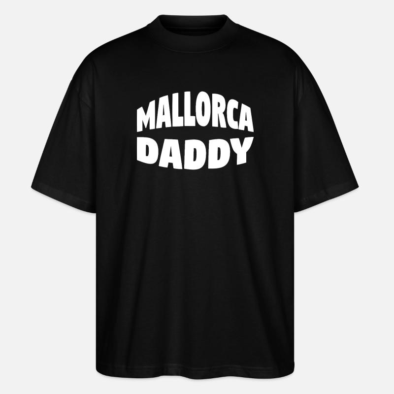Papa de Majorque - T-shirt bio Blaster 2.0 coupe oversize Stanley/Stella Unisexe - noir