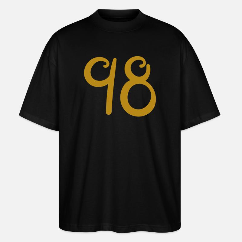 98 - Stanley/Stella Oversized Unisex Bio T-Shirt Blaster 2.0 - Schwarz