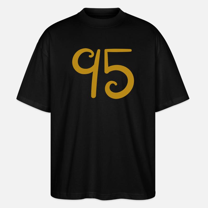95 - Stanley/Stella Oversized Unisex Bio T-Shirt Blaster 2.0 - Schwarz