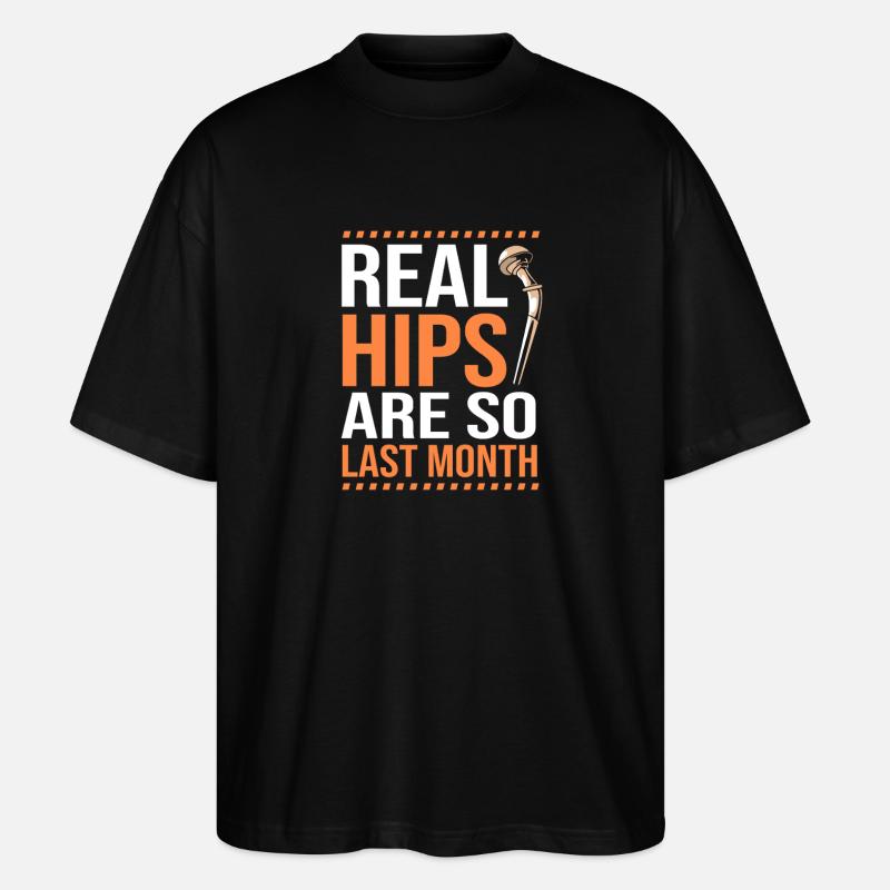 Hips Hip Joint Hips - Stanley/Stella Oversized Unisex Organic T-shirt Blaster 2.0 - black