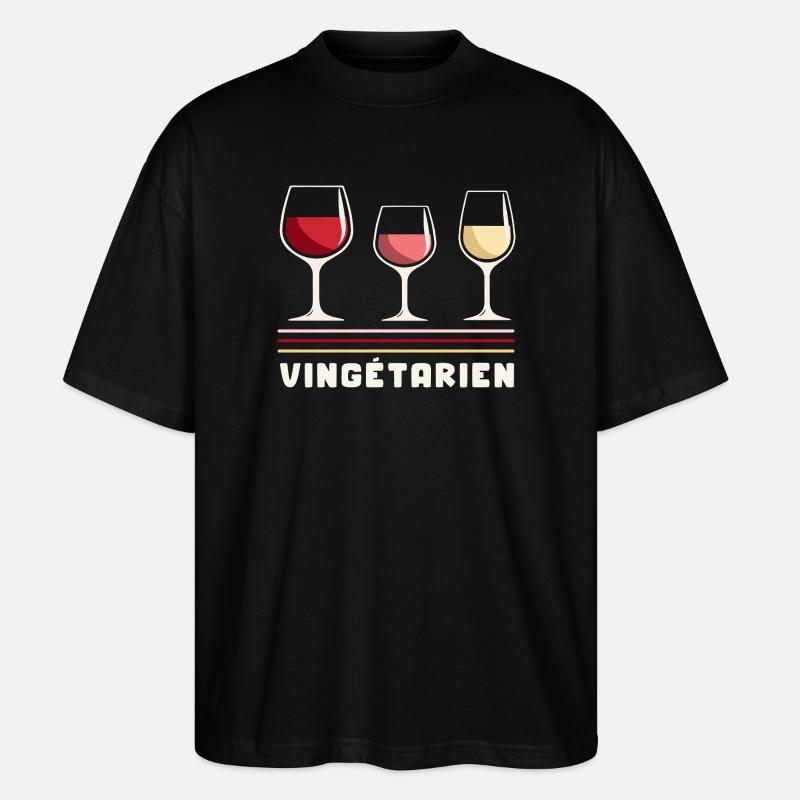 Vingtarien - T-shirt bio Blaster 2.0 coupe oversize Stanley/Stella Unisexe - noir